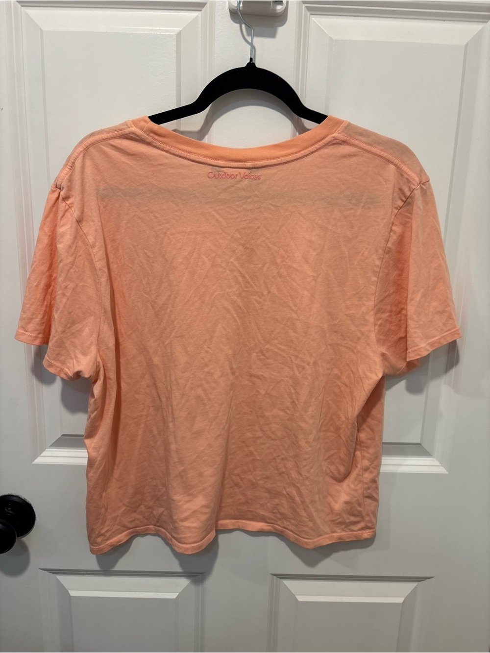 Outdoor Voices Peach Short-Sleeve Crew - Picture 2 of 5